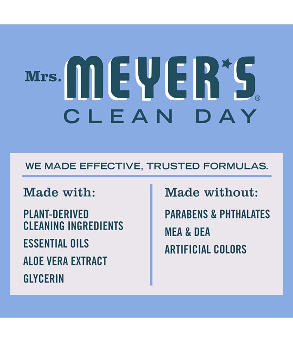 Mrs. Meyer's Clean Day Bluebell Scent Dish Soap; image 3 of 6