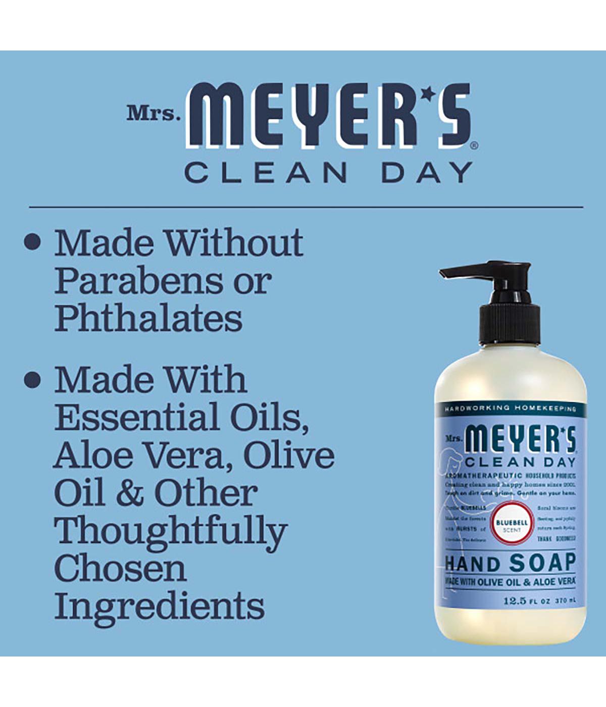 Mrs. Meyer's Clean Day Bluebell Liquid Hand Soap; image 4 of 6