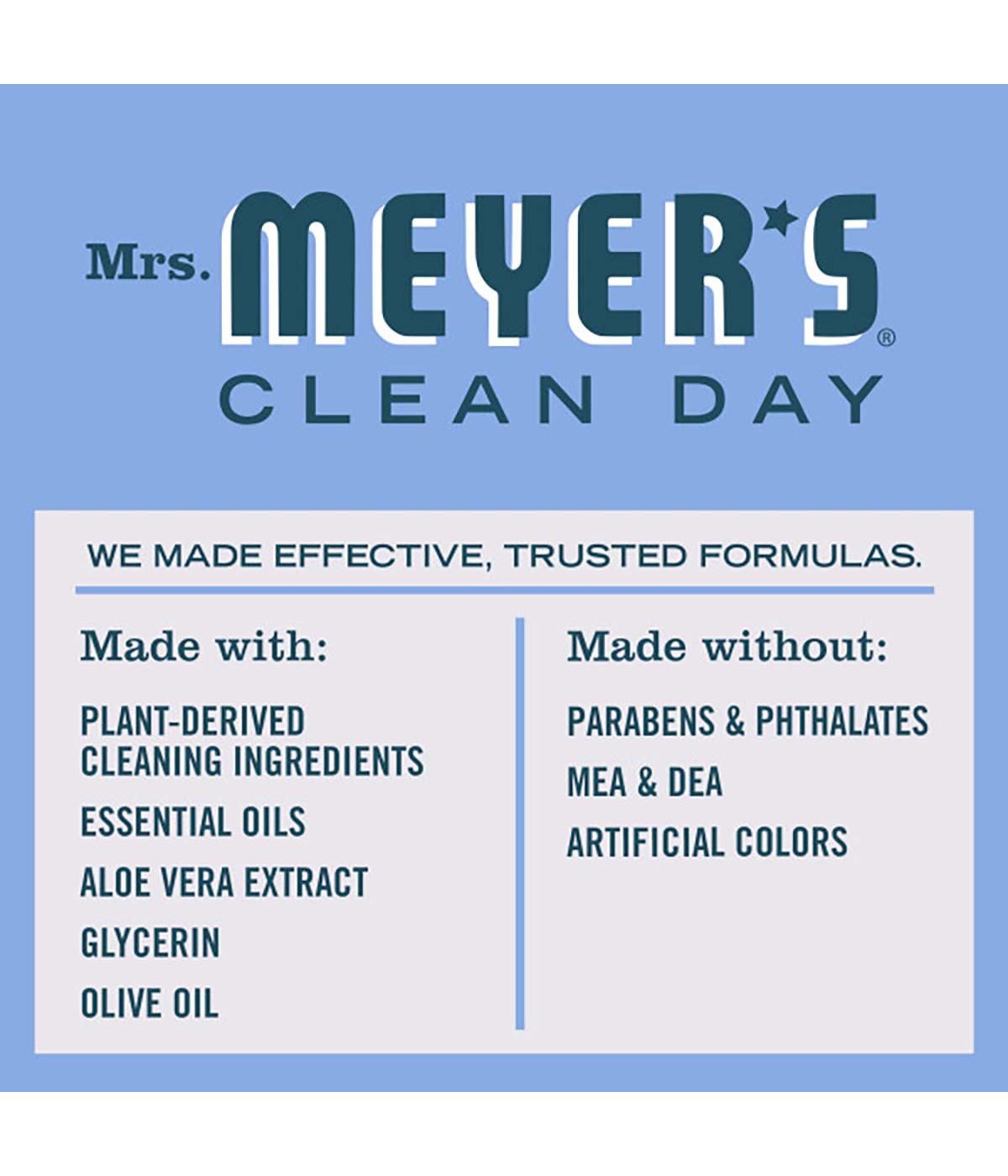 Mrs. Meyer's Clean Day Bluebell Liquid Hand Soap; image 5 of 6