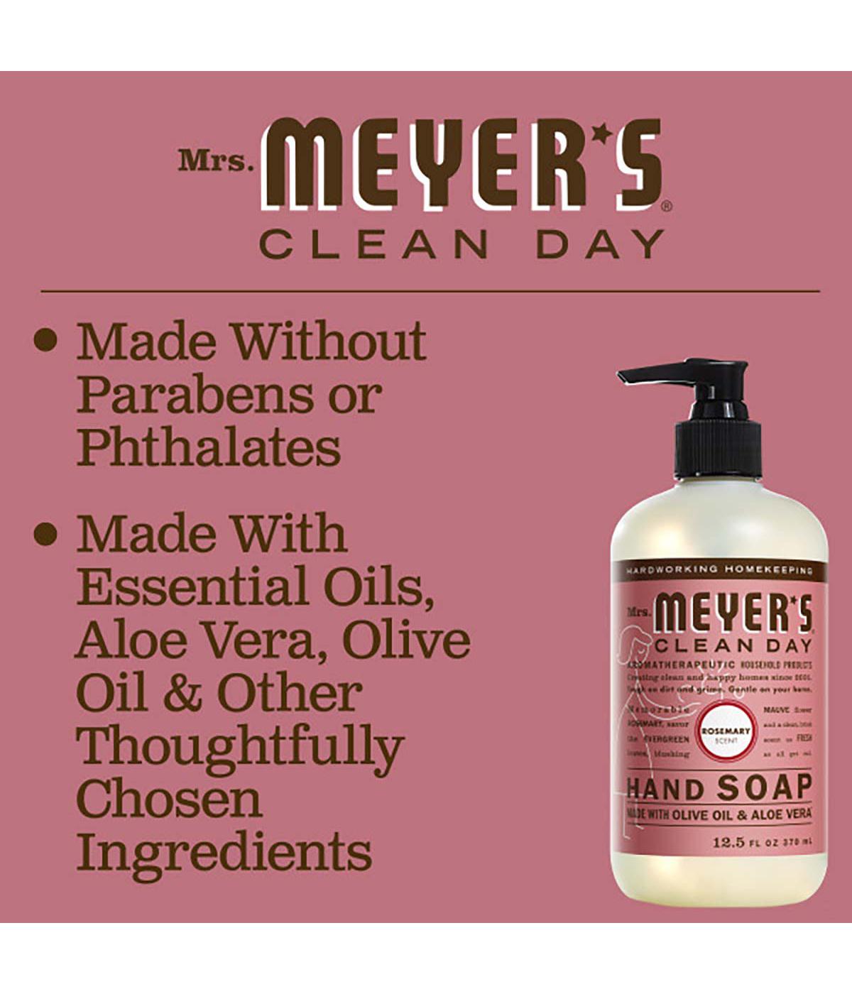 Mrs. Meyer's Clean Day Rosemary Liquid Hand Soap; image 2 of 6