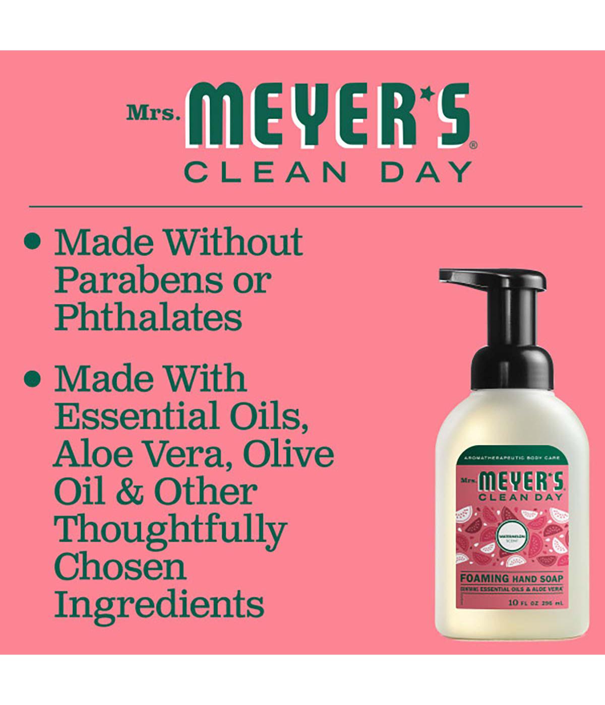 Mrs. Meyer's Clean Day Watermelon Foaming Hand Soap; image 2 of 6