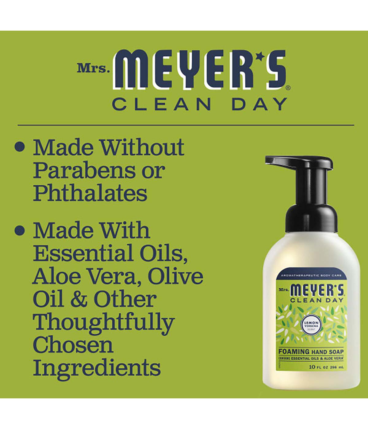 Mrs. Meyer's Clean Day Lemon Foaming Hand Soap; image 4 of 6