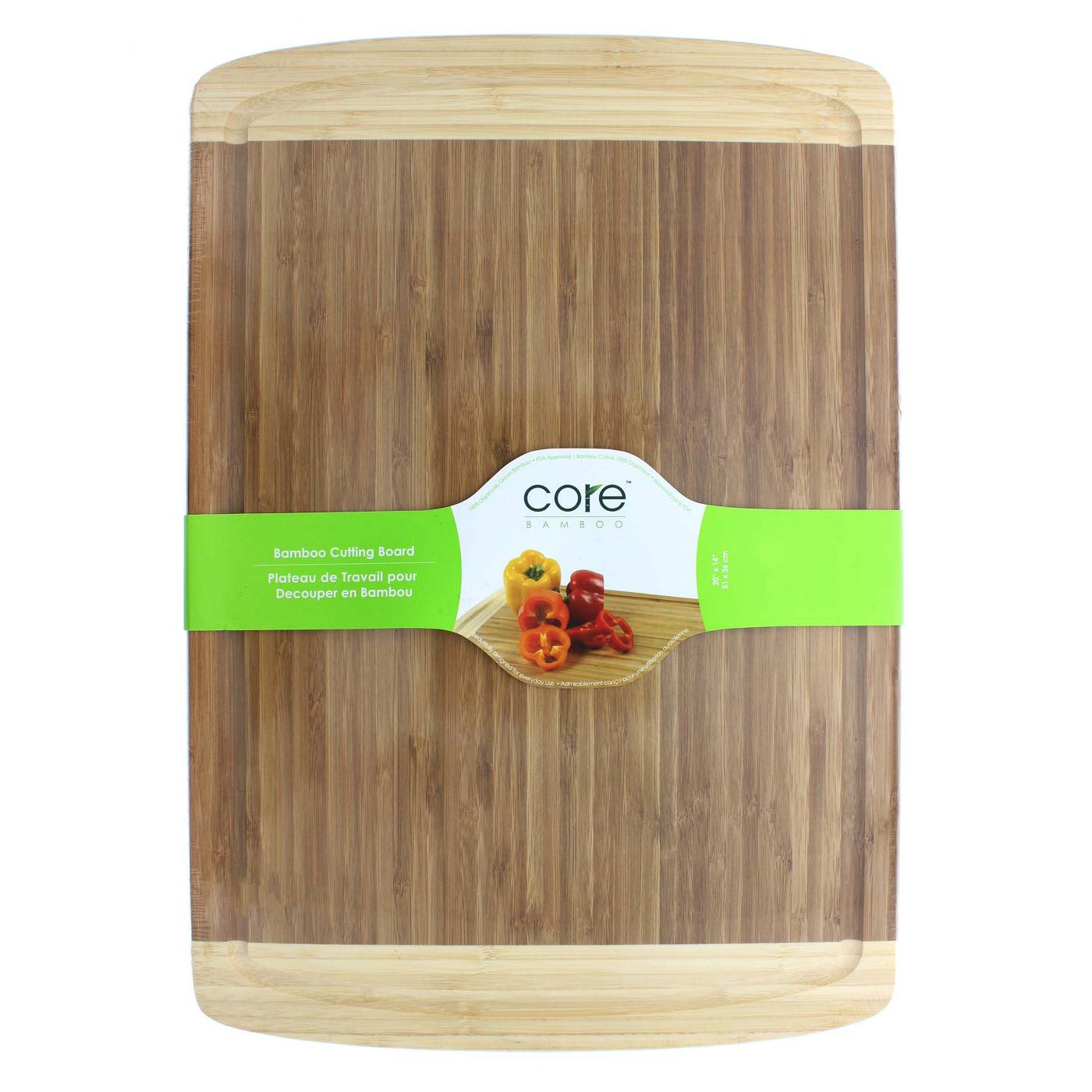 Core Bamboo Peony Cutting Board; image 2 of 2