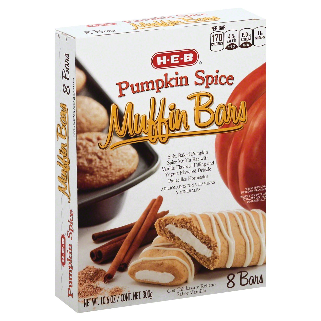 HEB Pumpkin Spice Muffin Bars Shop Granola & snack bars at HEB