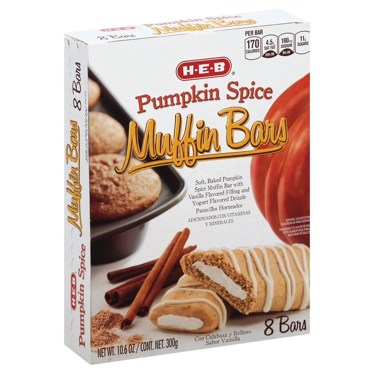 H-E-B Pumpkin Spice Muffin Bars - Shop Granola & Snack Bars At H-E-B