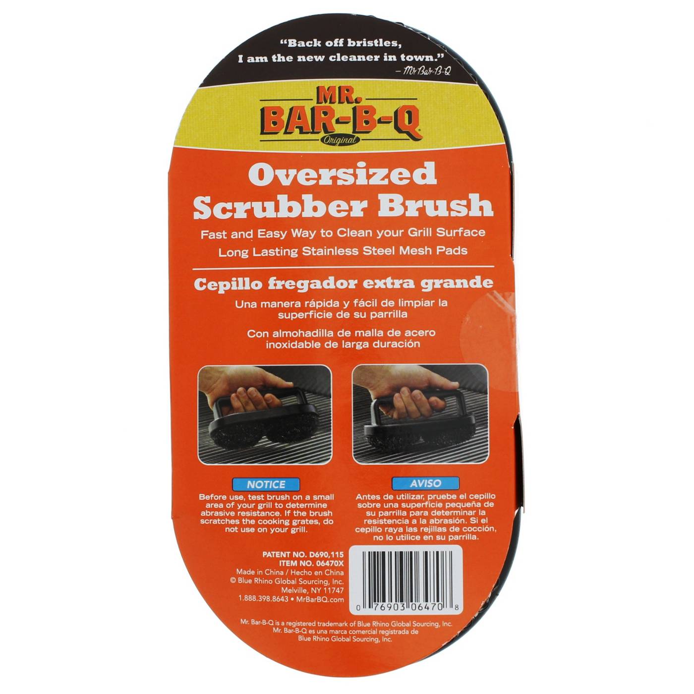 Mr. Bar-B-Q Oversized Scrubber Brush; image 2 of 2