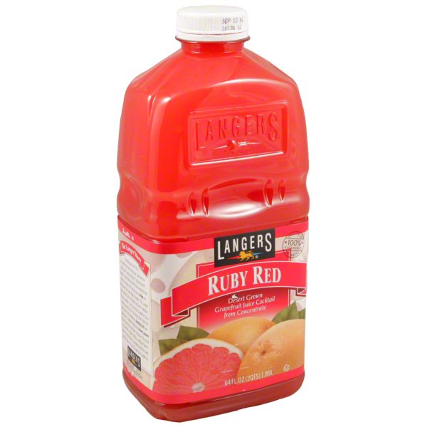 Langers Ruby Red Grapefruit Juice Cocktail Shop Juice at HEB