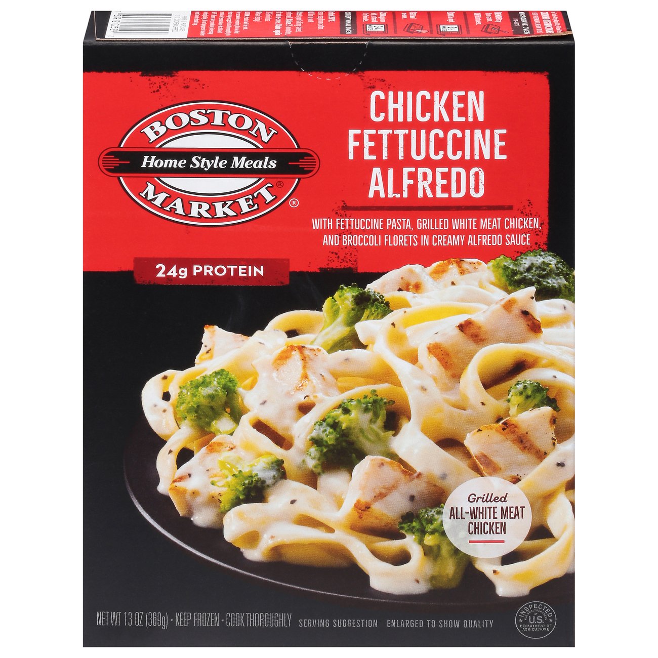 Boston Market Chicken Alfredo Fettuccine & Broccoli - Shop Entrees ...