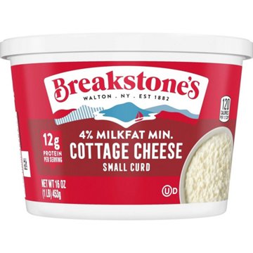 Breakstone's Small Curd 4% Milkfat Min. Cottage Cheese 16 oz Tub