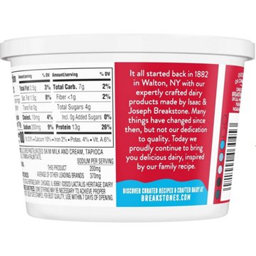 Breakstone's Small Curd 4% Milkfat Min. Cottage Cheese 16 oz Tub
