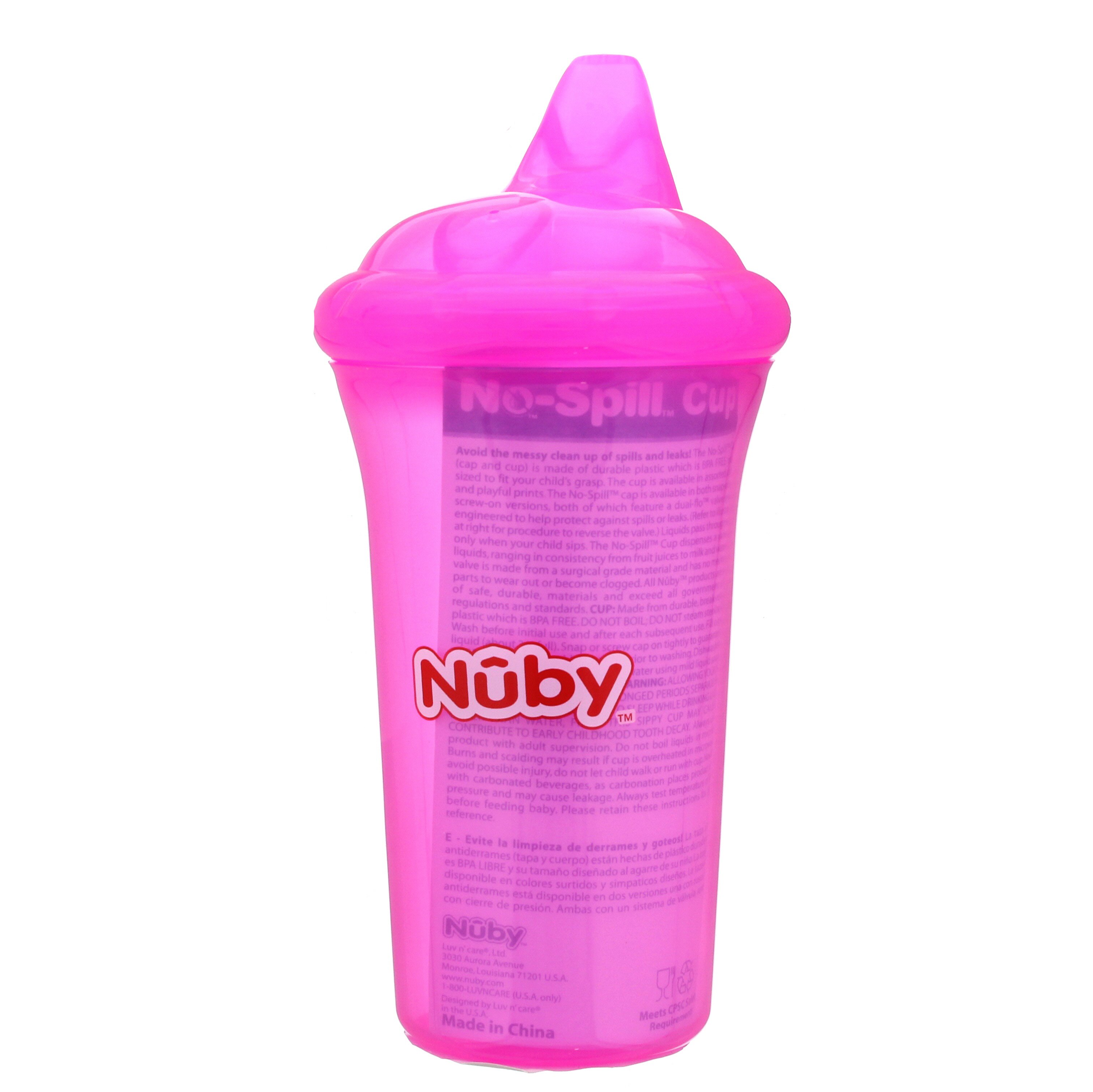 DDI 782302 Nuby No-Spill Cups - Assorted Colors, 10 oz Case of 72, 72 -  City Market