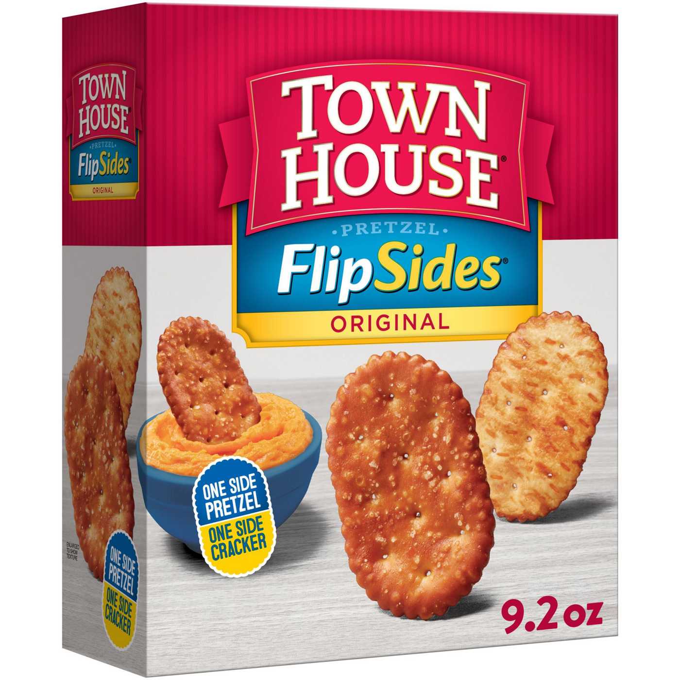 Town House FlipSides Original Oven Baked Crackers; image 4 of 7