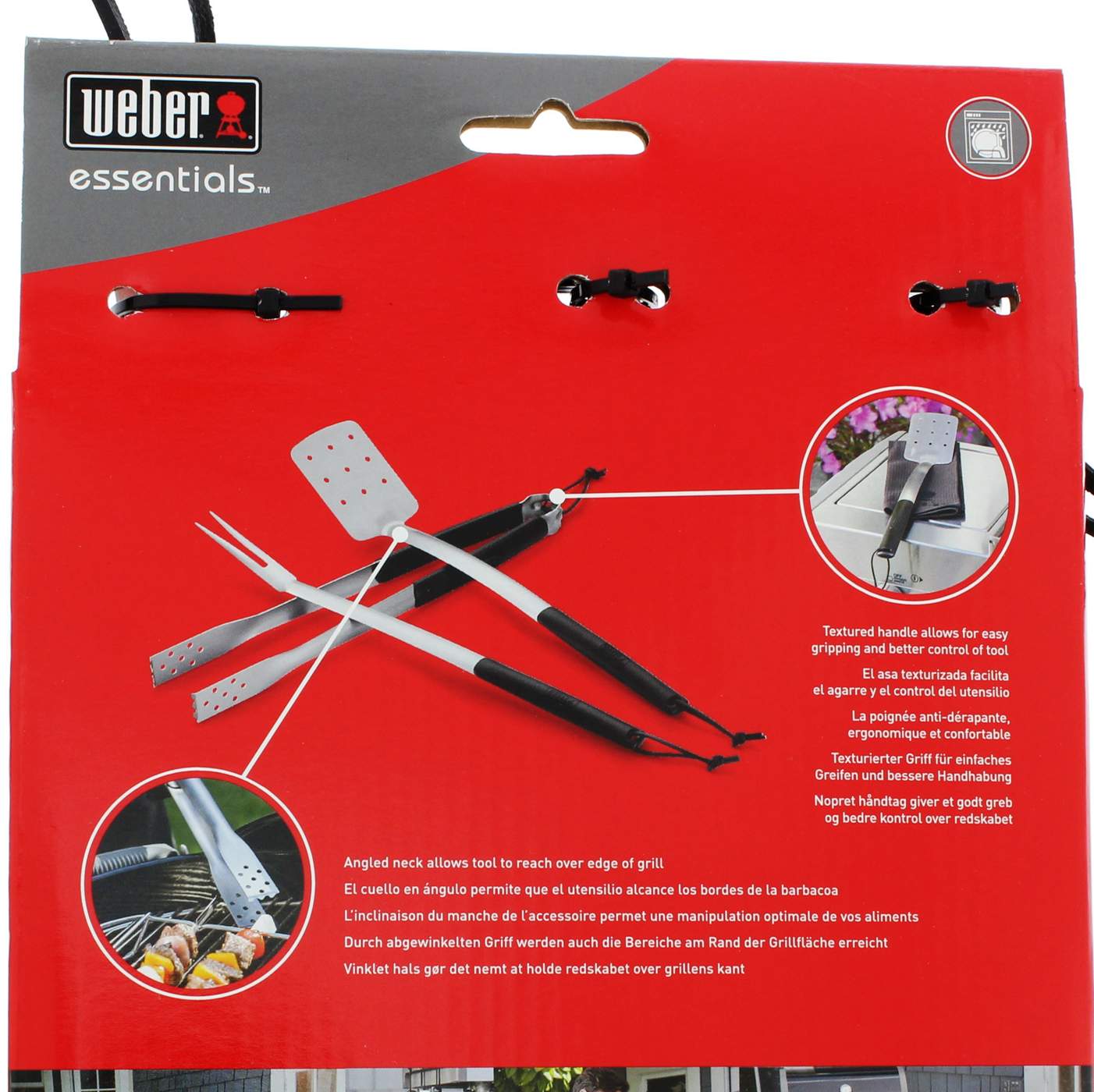 Weber Essentials Stainless Steel 3-Piece Barbecue Tool Set; image 2 of 2