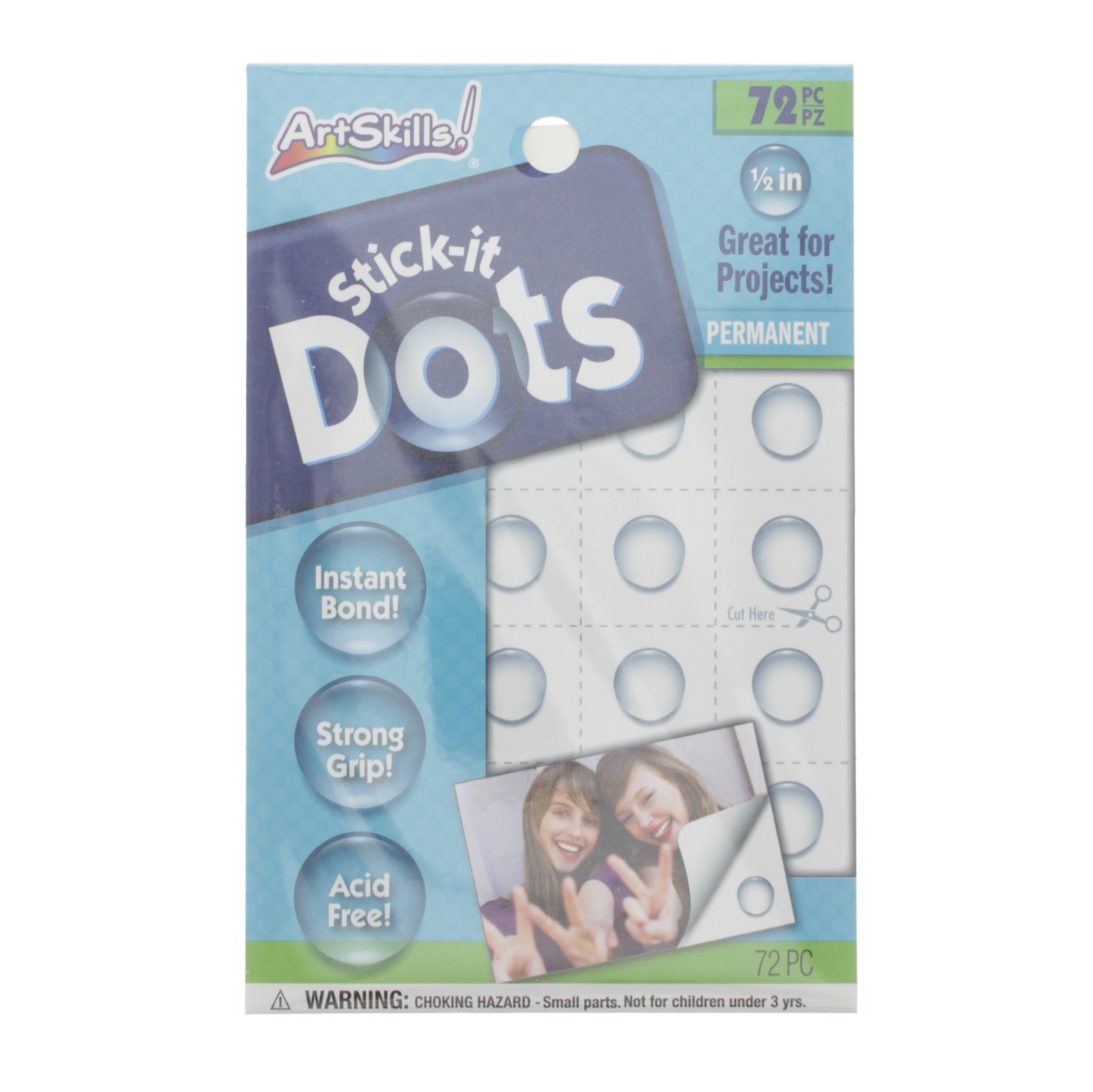 ArtSkills Stickit Dots Instant Bond Glue Dots Shop Glue at HEB