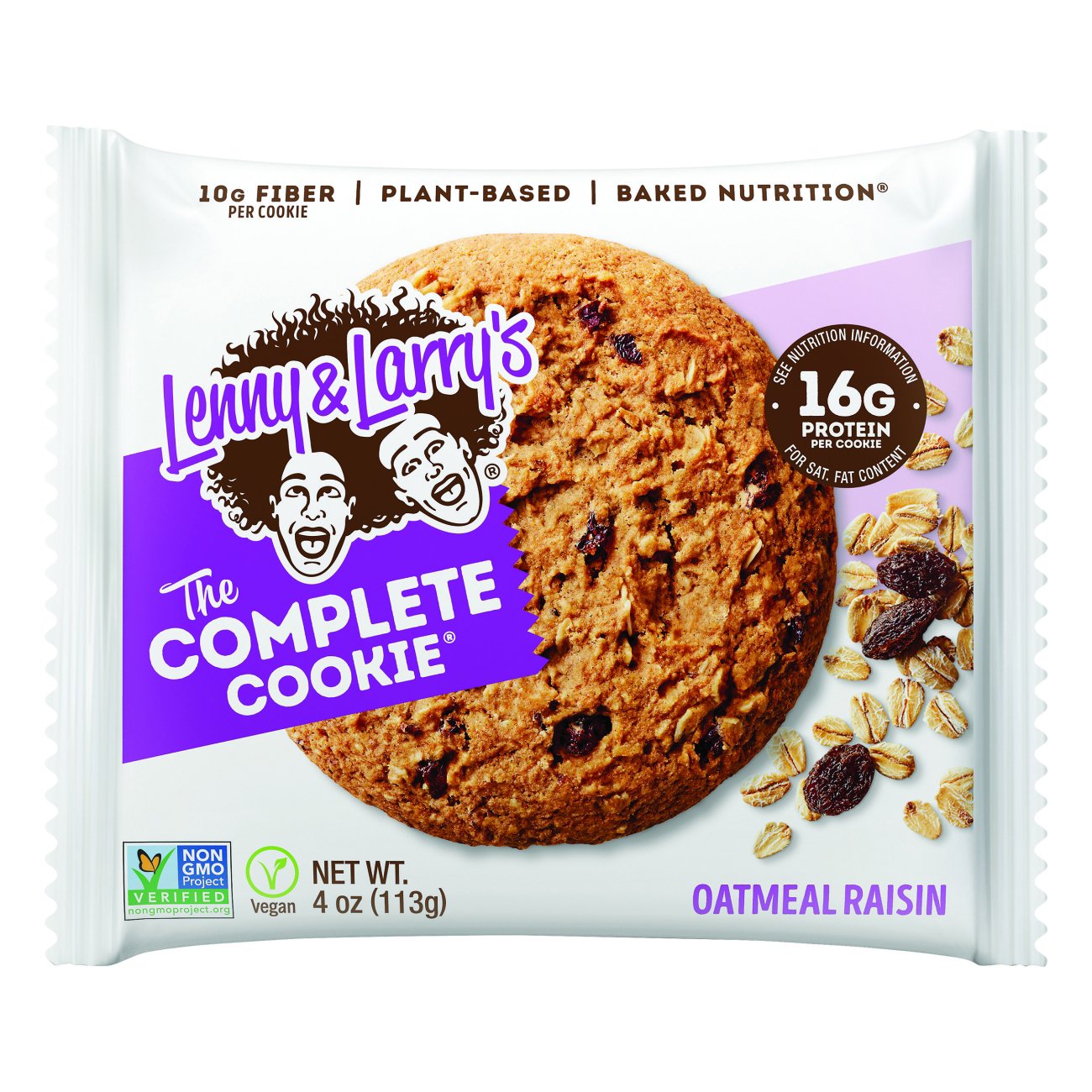Lenny & Larry's The Complete Cookie Oatmeal Raisin Shop Cookies at HEB