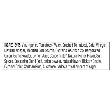 G Hughes Smokehouse Zero Sugar Honey Flavored BBQ Sauce, 18 oz