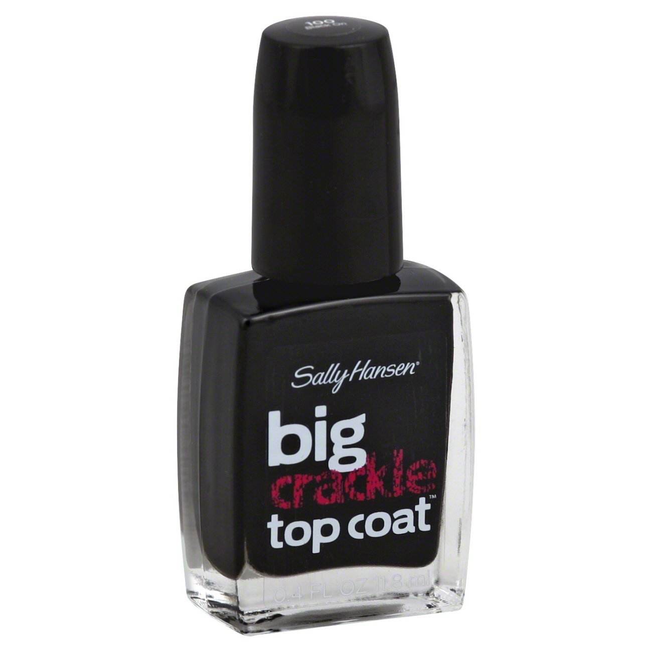 Sally Hansen Big Crackle Top Coat Nail Polish Black On Shop Nail Polish At H E B
