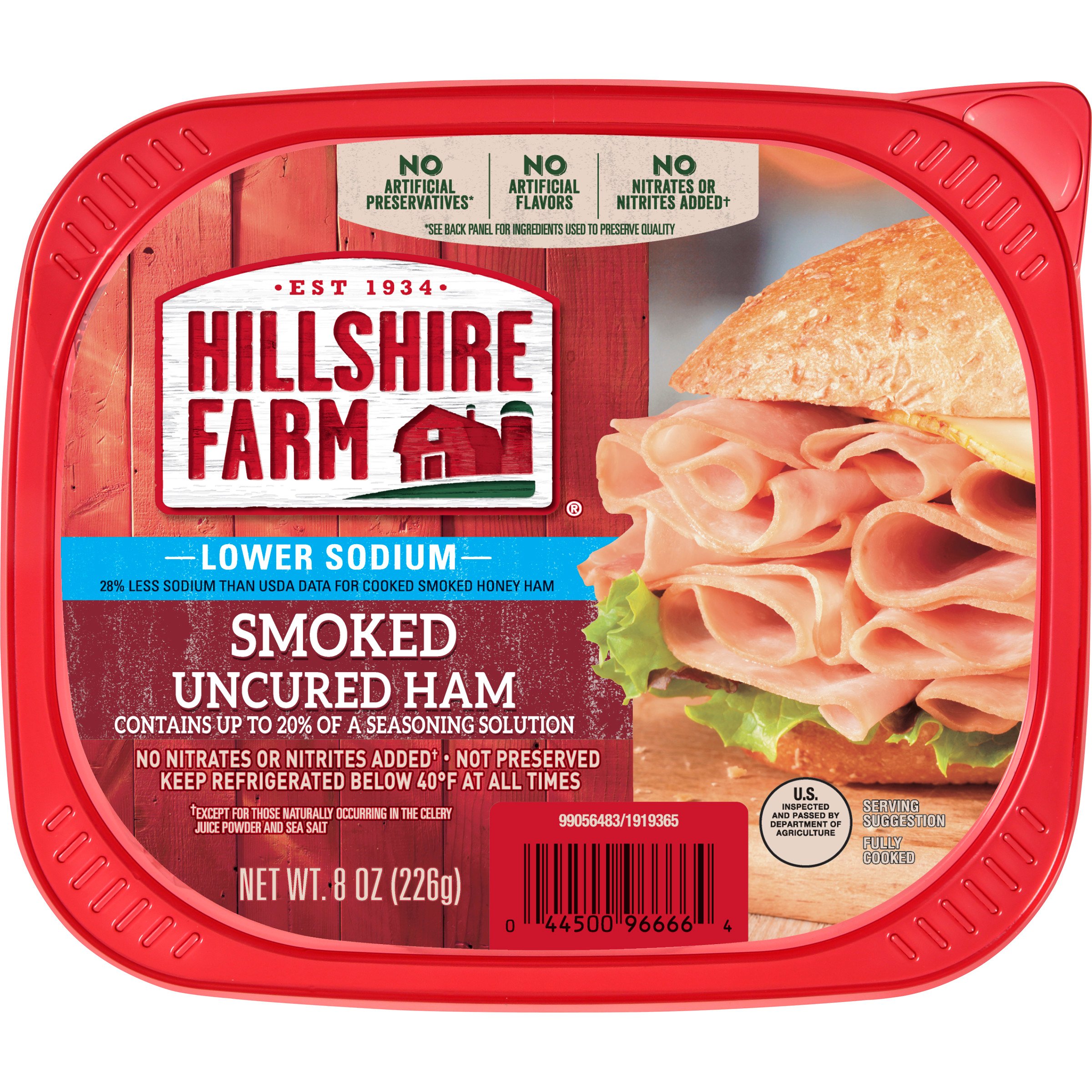 Hillshire Farm Deli Select Smoked Ham Lower Sodium Shop Meat at HEB