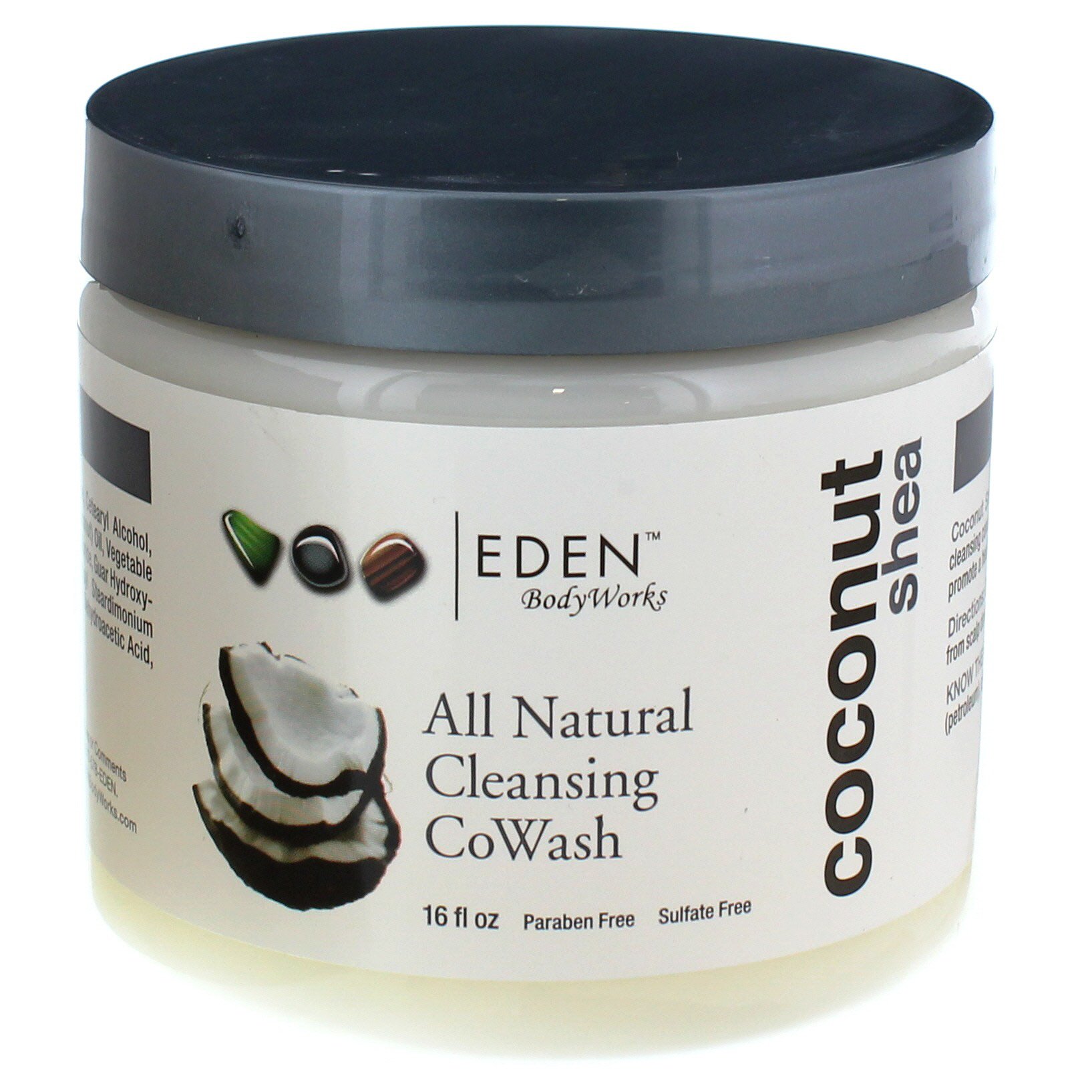 Eden BodyWorks Coconut Shea All Natural Cleansing CoWash Shop Shampoo