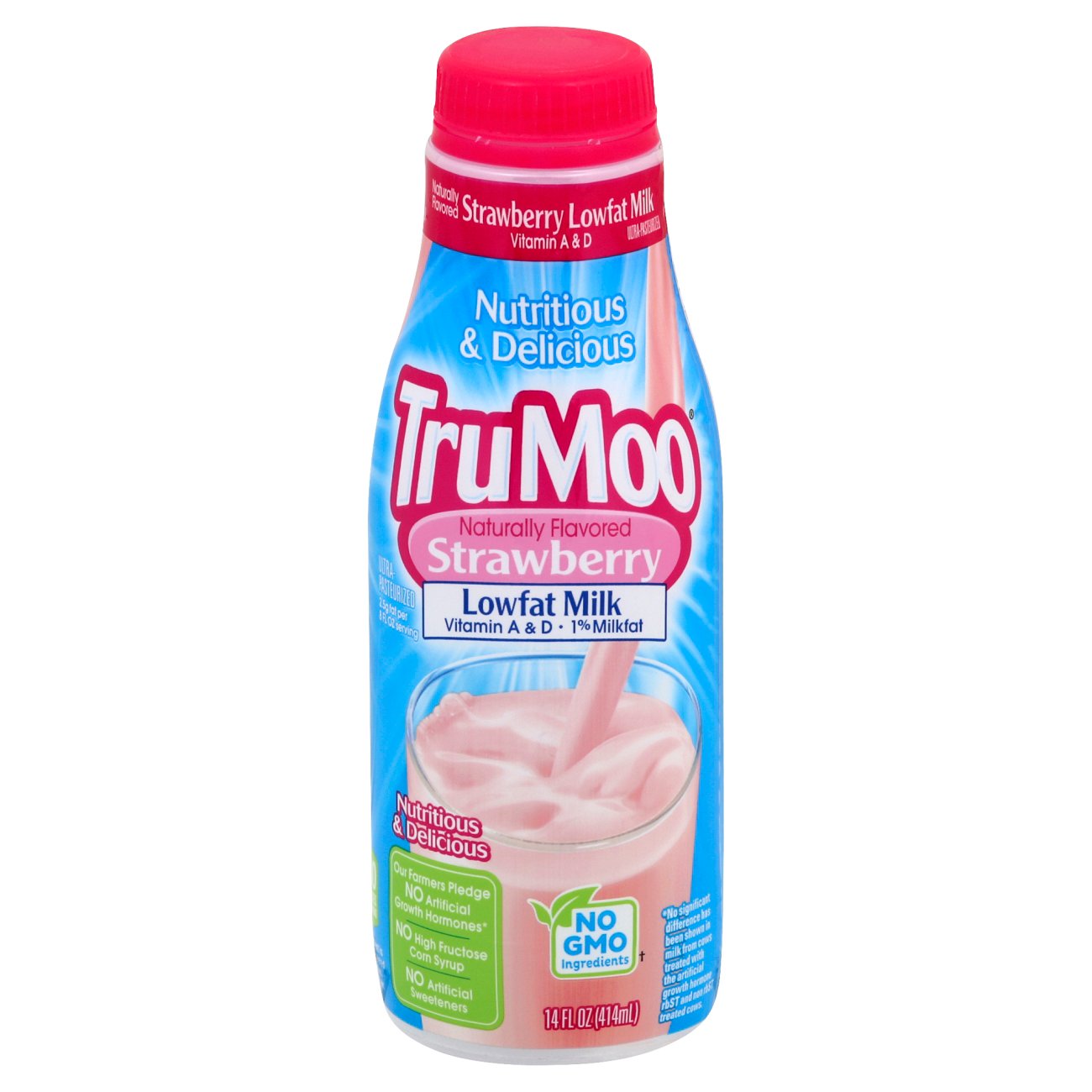 TruMoo Strawberry 1% Lowfat Milk - Shop At H-E-B