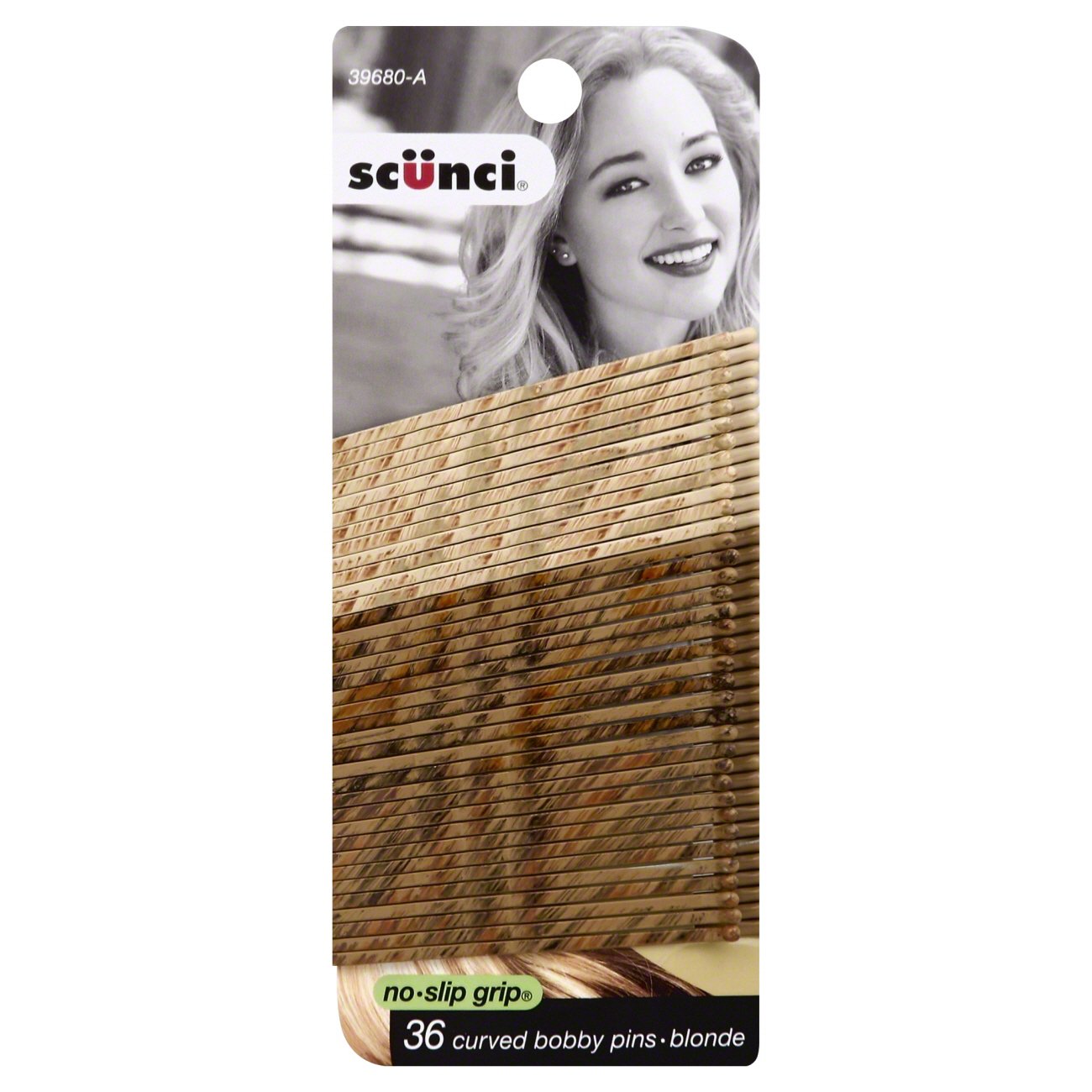 Scunci NoSlip Grip Blonde Curved Bobby Pin Shop Hair Care at HEB
