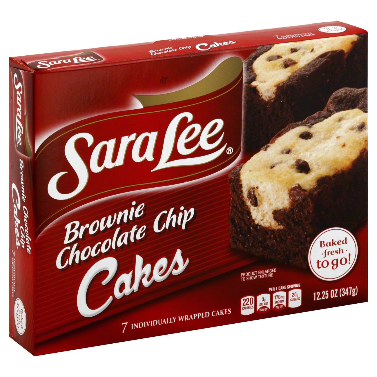 Sara Lee Brownie Chocolate Chip Cakes Shop Snack Cakes At H E B 