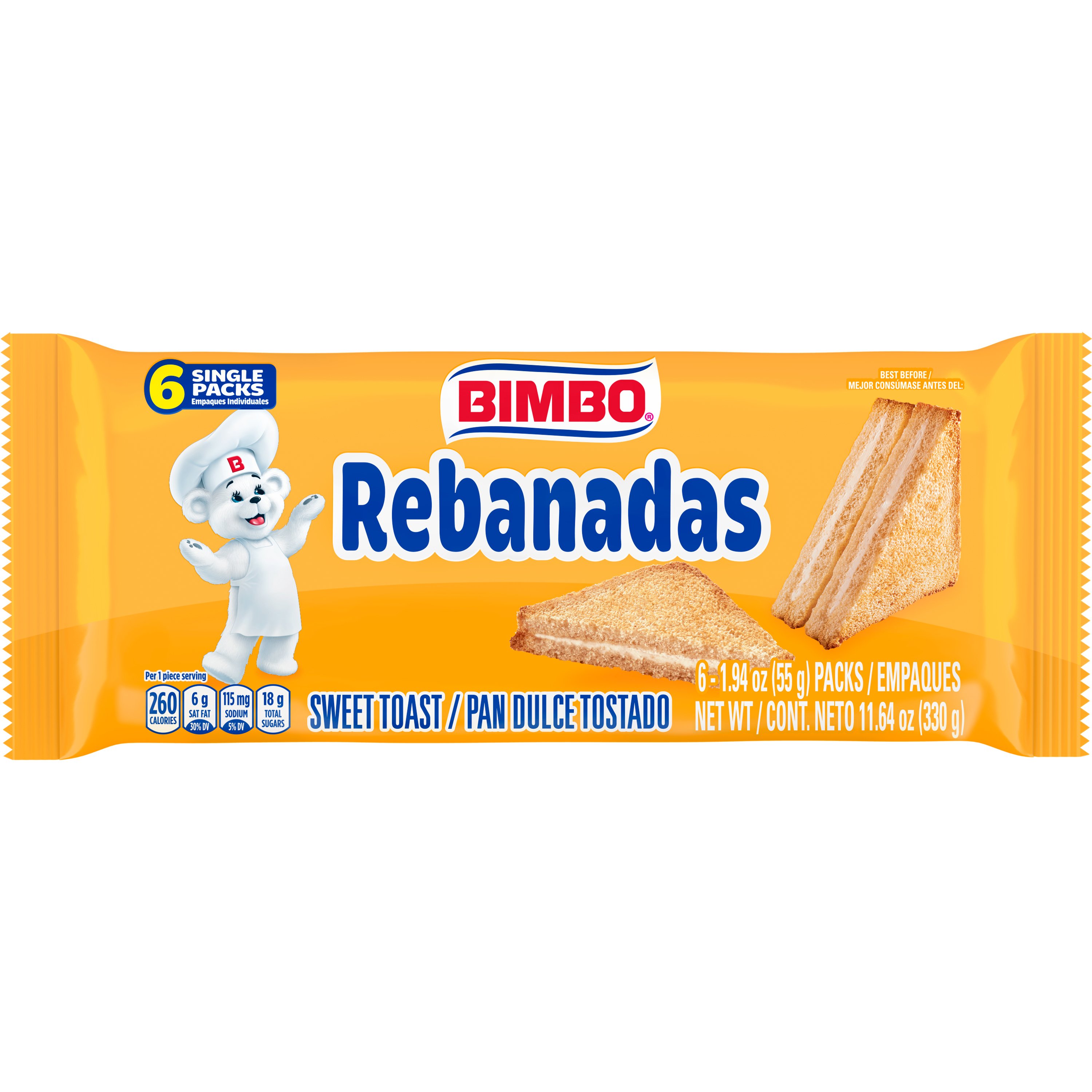 bimbo rebanadas