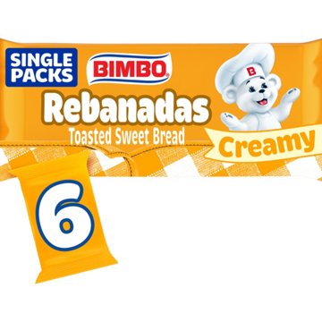 Bimbo Rebanadas Creamy Toasted Sweet Bread