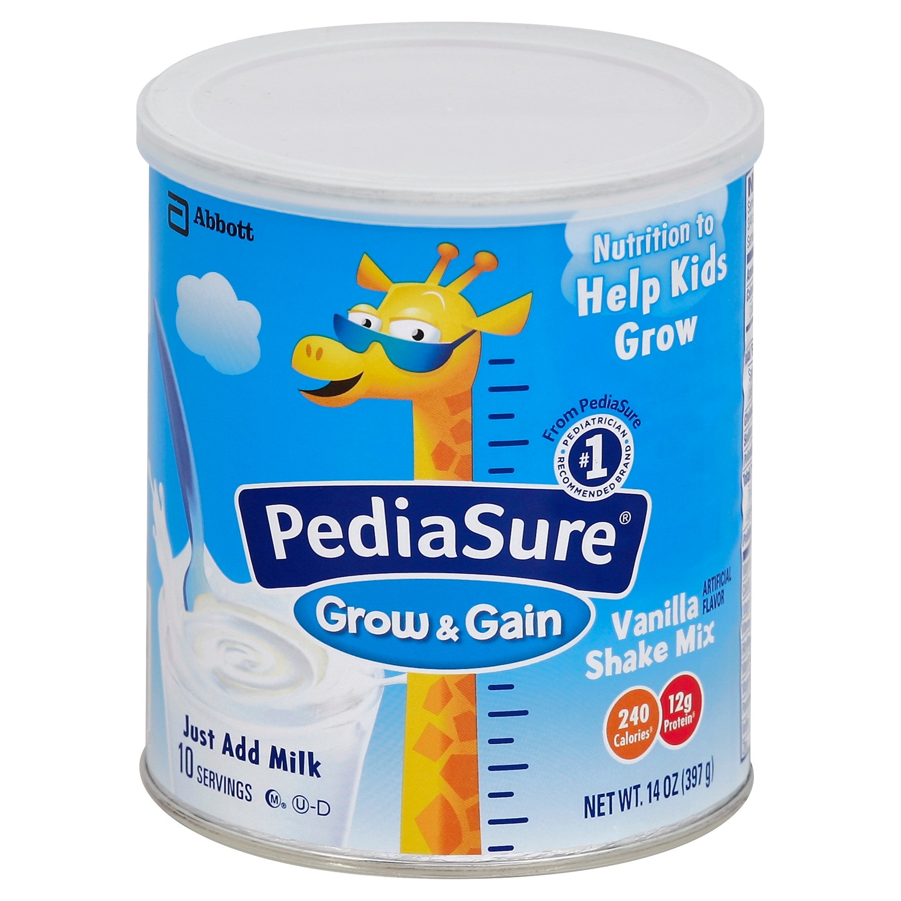 PediaSure Grow Gain Vanilla Nutrition Powder Shake Mix Shop 