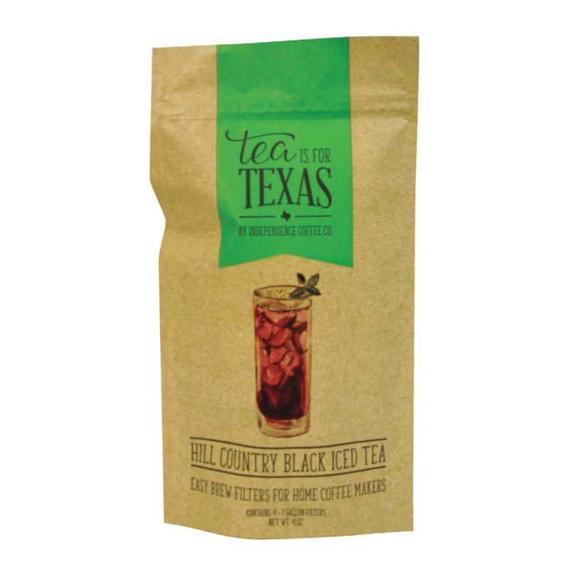 Independence Coffee Tea Is For Texas Hill Country Black Iced Tea Filter Packs, 4 oz