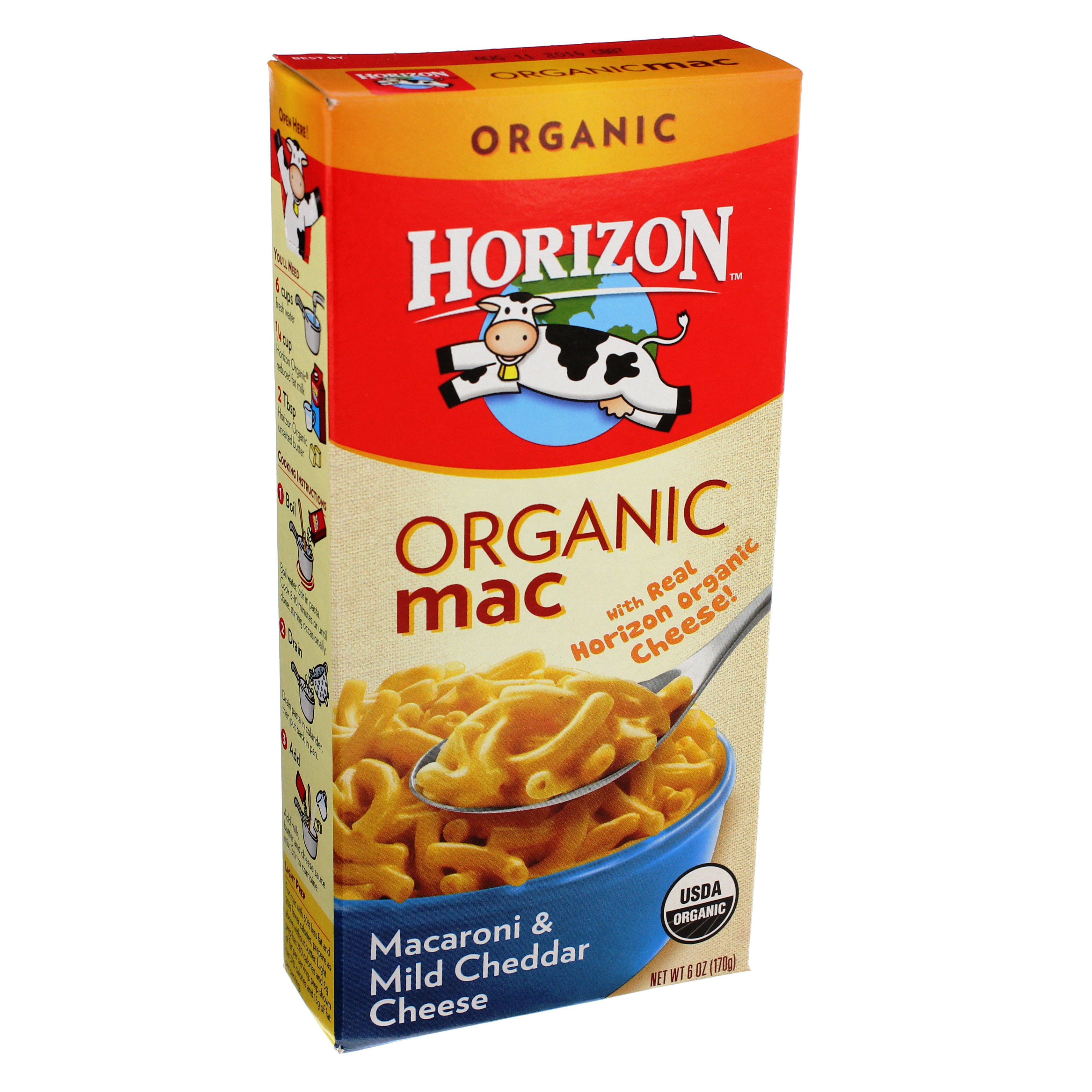 Horizon Organic Macaroni and Mild Cheddar Cheese - Shop Pantry Meals at  H-E-B