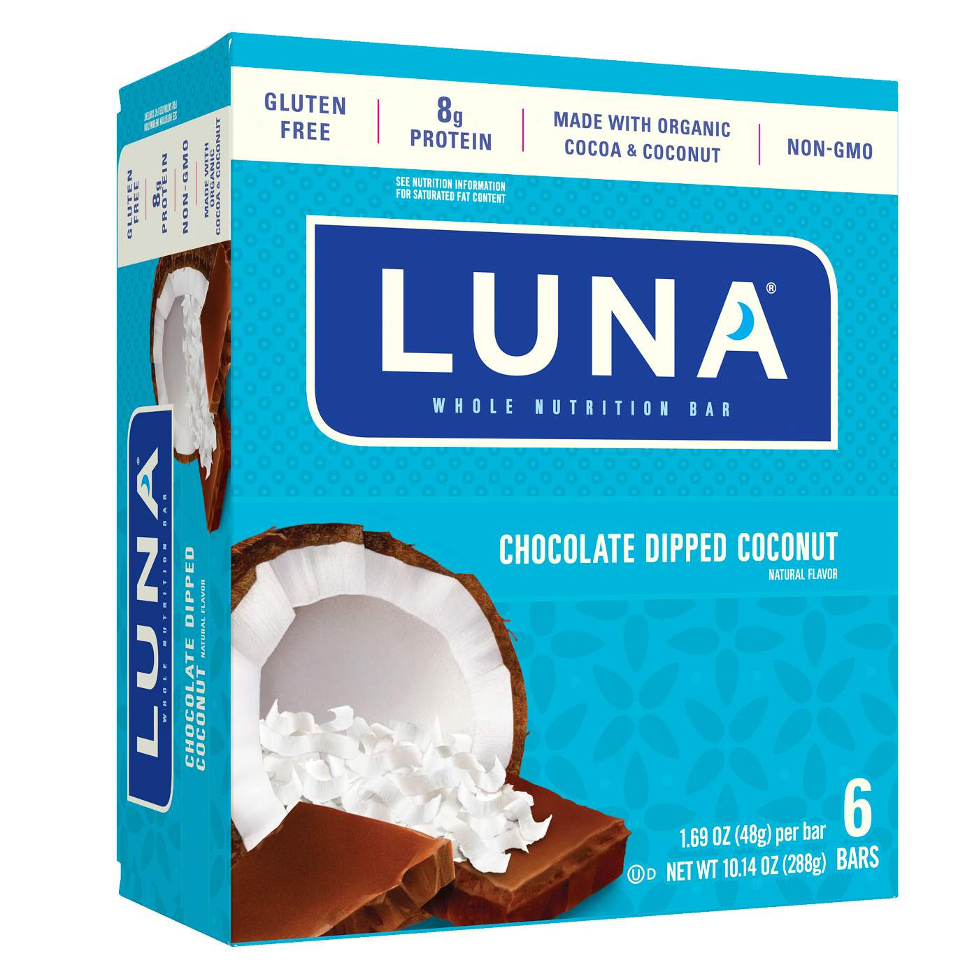 Luna Chocolate Dipped Coconut Bars; image 1 of 8