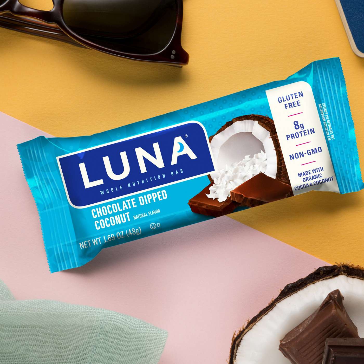 Luna Chocolate Dipped Coconut Bars; image 5 of 8