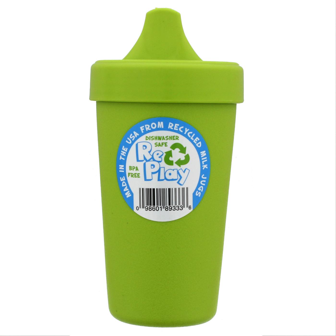 Made in USA 10 Oz. Sippy Cups for Toddlers, Pack of 4 - Reusable Spill Proof