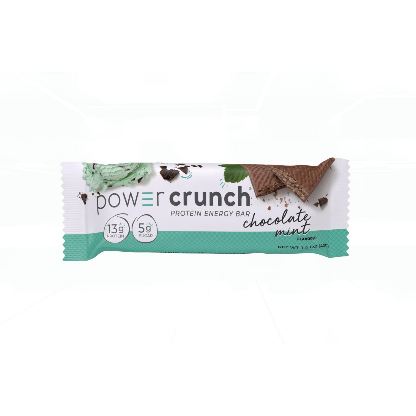 Power Crunch 13g Protein Energy Bar Chocolate Mint Shop Granola & snack bars at HEB