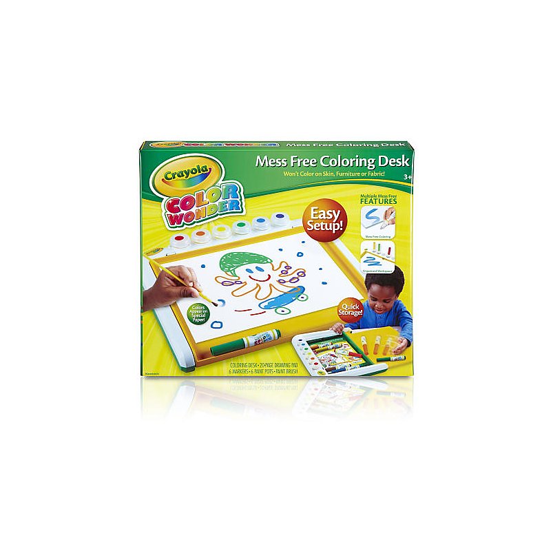 Crayola Mess Free Coloring Desk - Shop School &Amp; Office Supplies At H-E-B