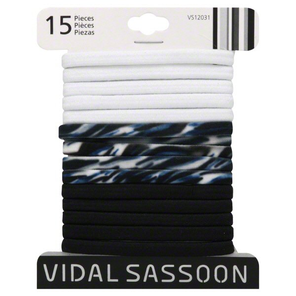 Vidal Sassoon Thick Flat Zebra Elastics Shop Vidal Sassoon Thick Flat