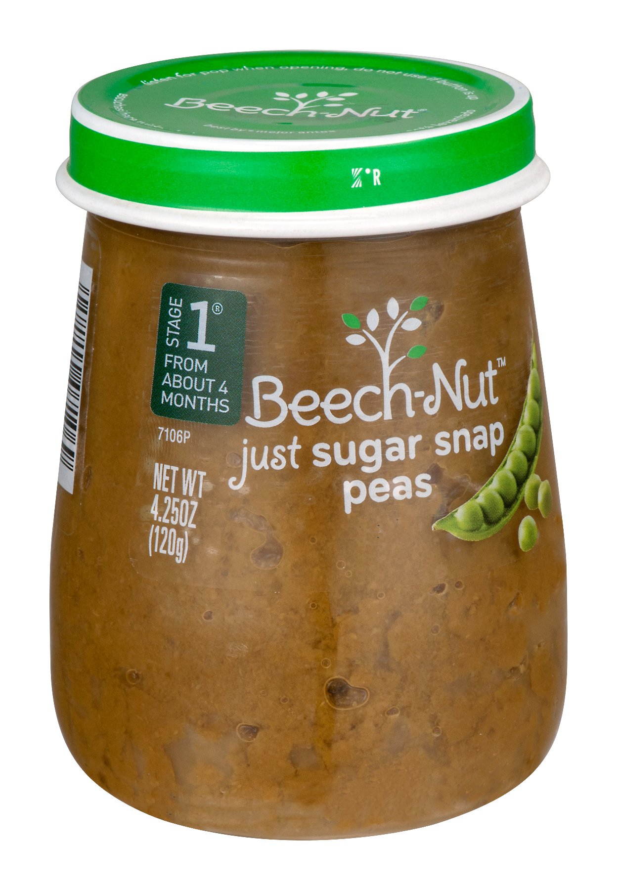 Beech Nut Stage 1 Just Sugar Snap Peas Shop Baby Food At H E B