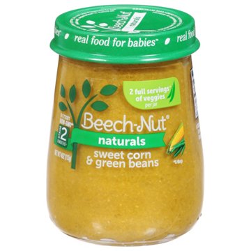 Beech-Nut Naturals Baby Food - Sweet Corn & Green Beans