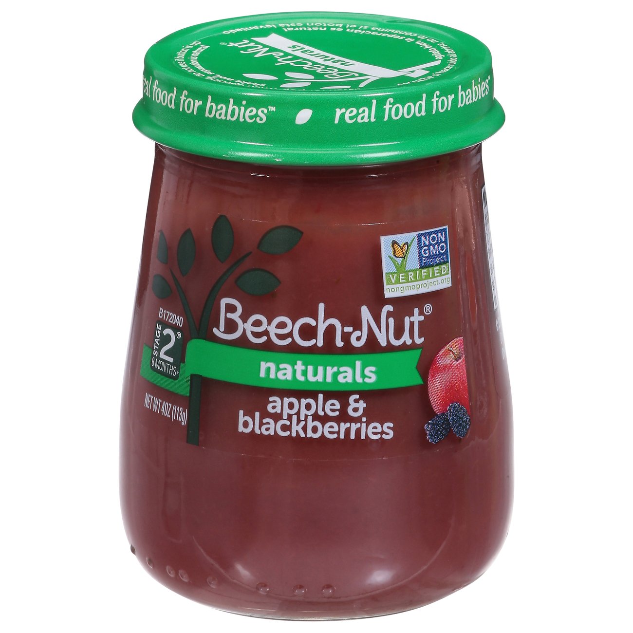 Beech Nut Naturals Stage 2 Apple Blackberries Baby Food Jar Shop Food Formula At H E B