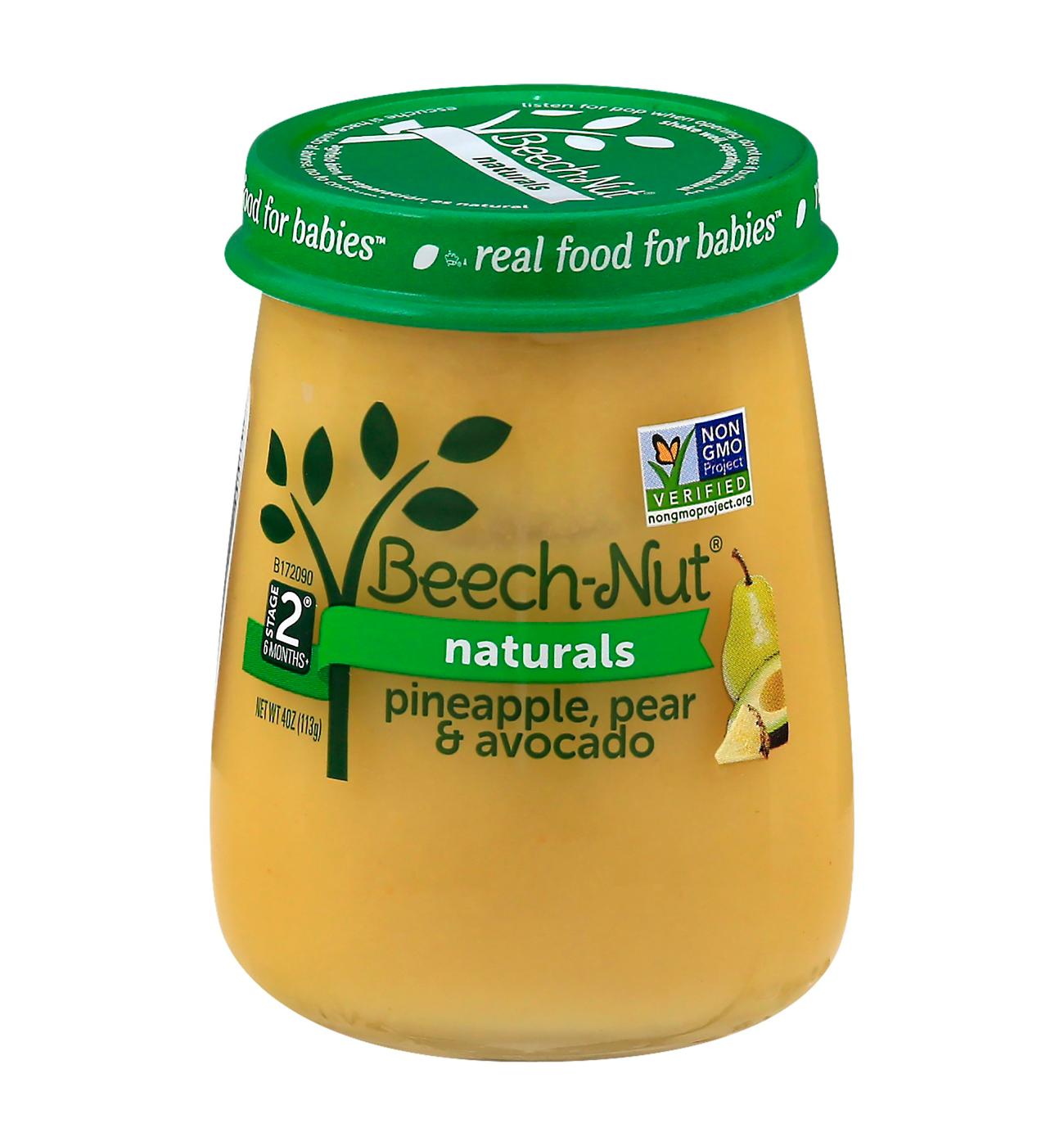 Beech-Nut Naturals Baby Food - Pineapple Pear & Avocado; image 1 of 2