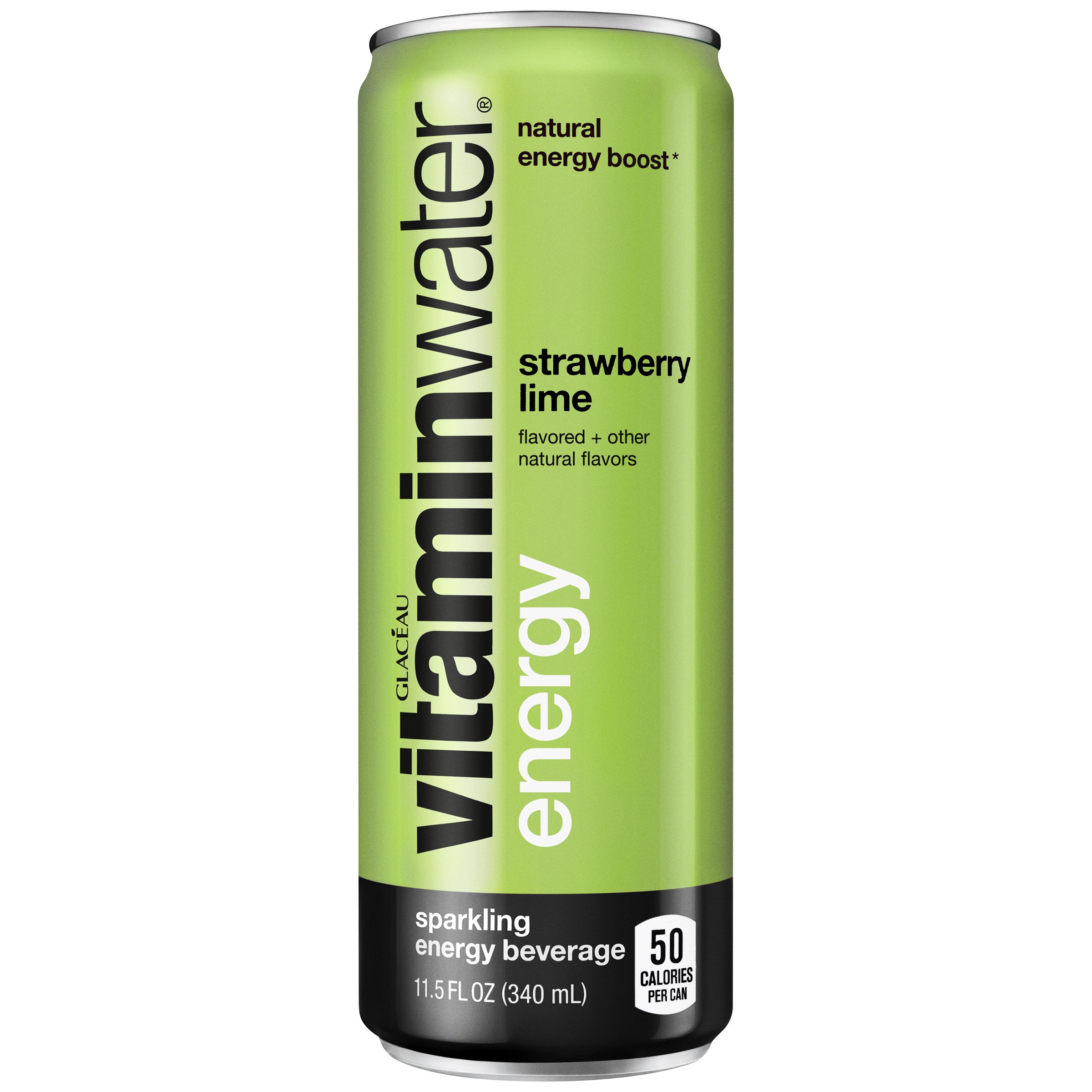 Vitamin Water Strawberry Lime Sparkling Energy Drink - Shop Sports ...