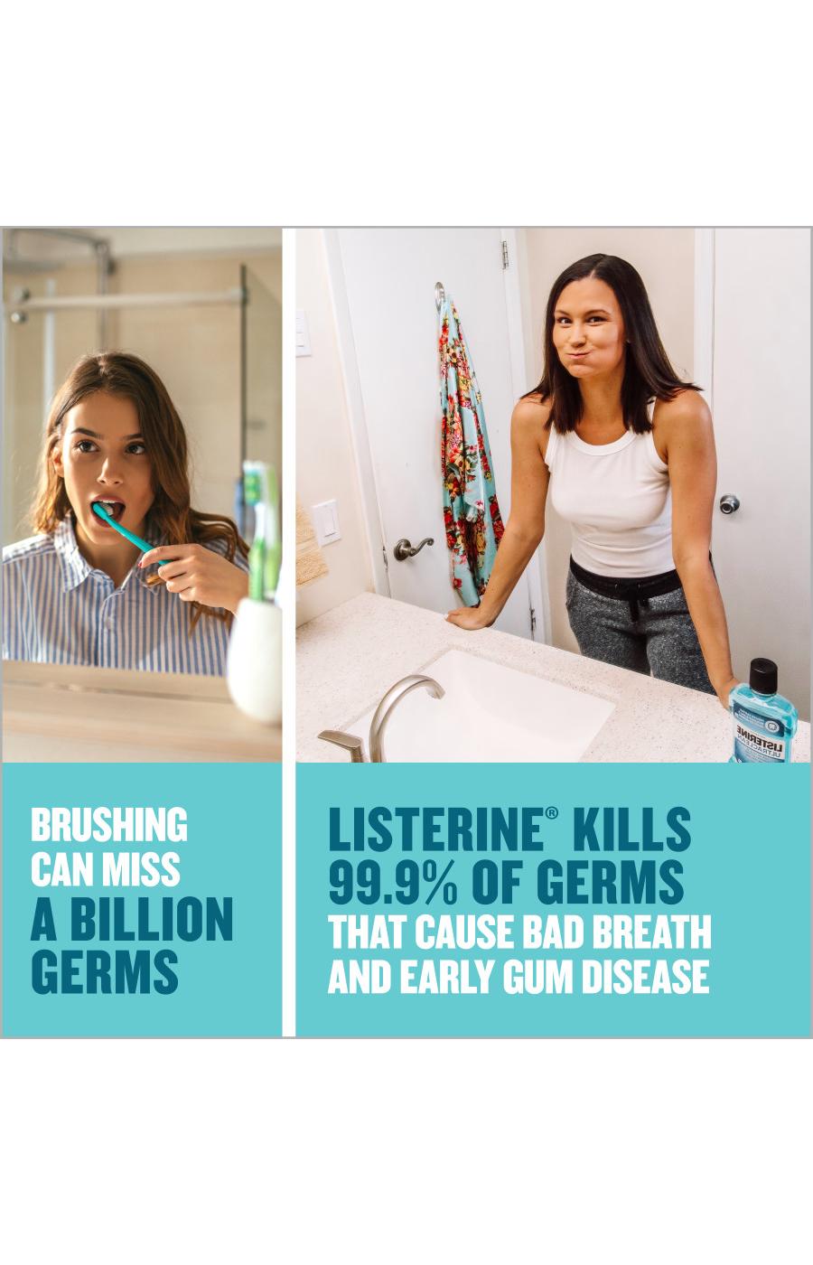 Listerine Ultraclean Antiseptic Mouthwash - Cool Mint; image 4 of 6