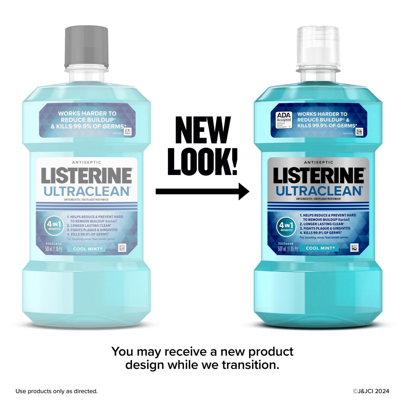 Listerine Ultraclean Antiseptic Mouthwash - Cool Mint; image 5 of 6