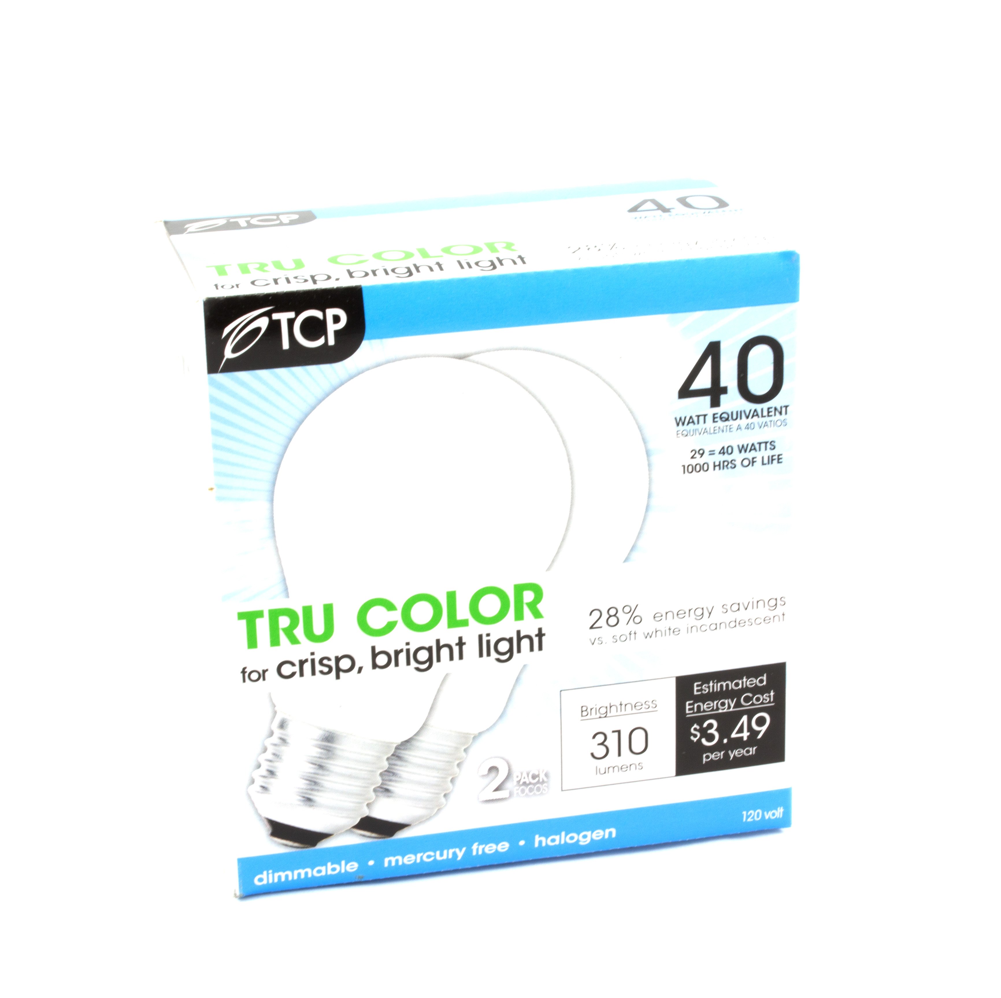 TCP Tru Color 29-Watt Halogen Light Bulbs - Shop Light bulbs at H-E-B