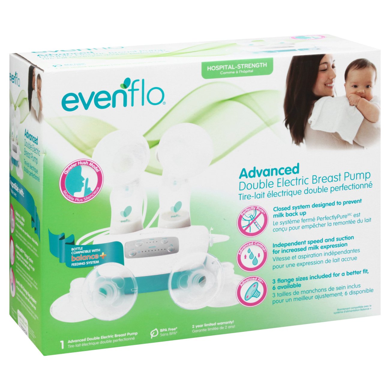 evenflo breast pump warranty