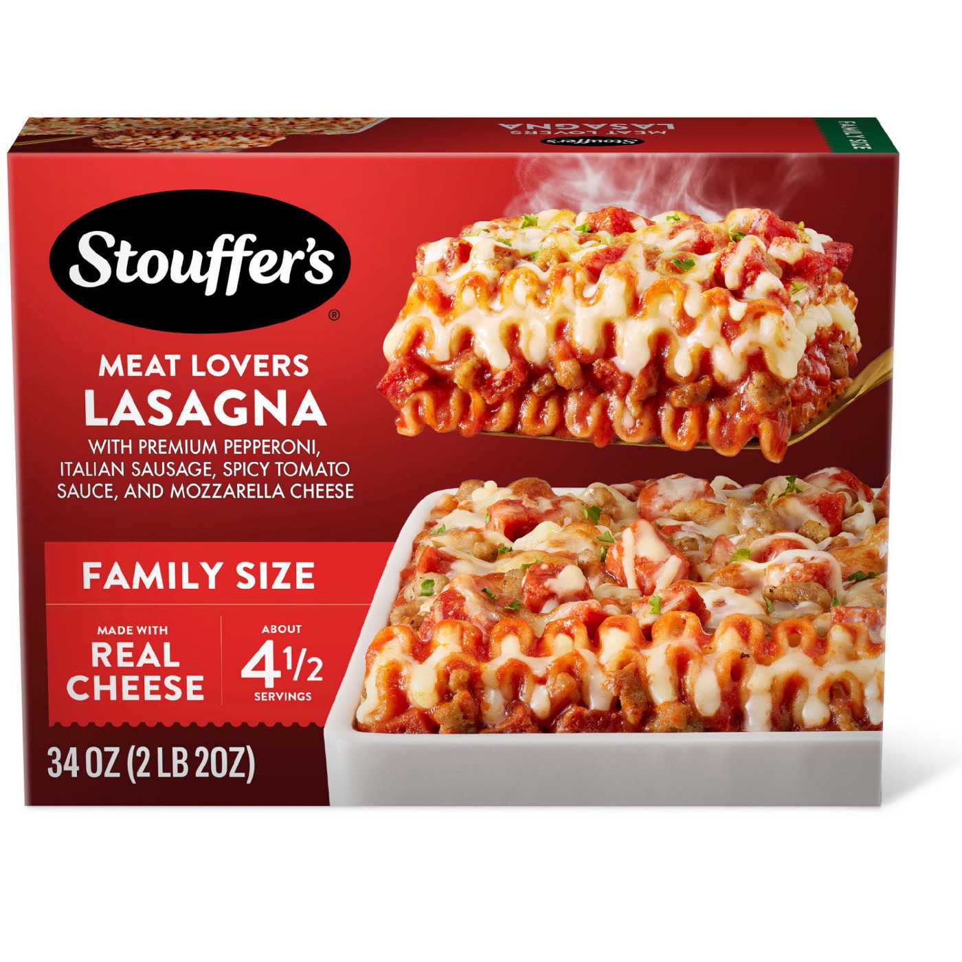 Stouffer's Meat Lovers Lasagna - Family Size; image 1 of 8