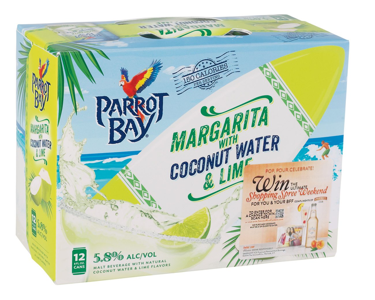 Parrot Bay Margarita 12 PK - Shop Malt Beverages & Coolers at H-E-B