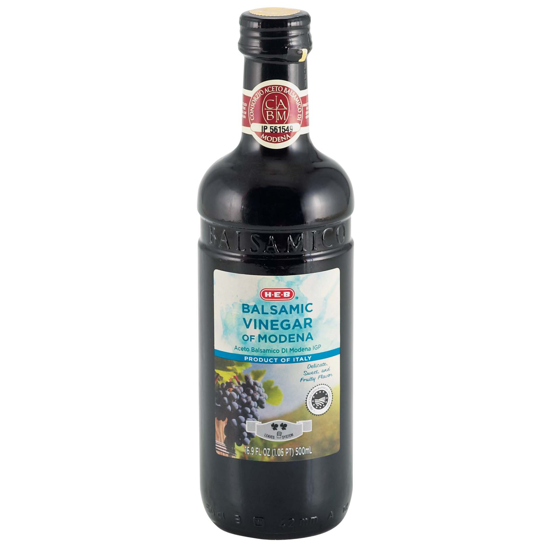 H-E-B Balsamic Vinegar Of Modena, 2 Leaf - Shop Vinegar & Cooking Wine ...