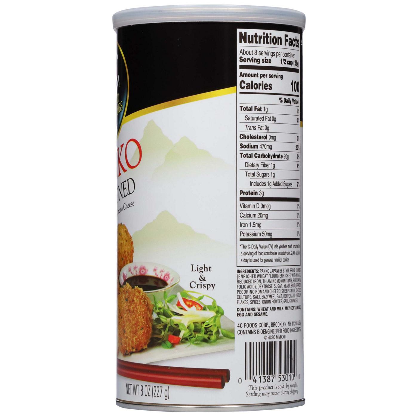 4C Japanese Style Panko Seasoned Bread Crumbs; image 2 of 5